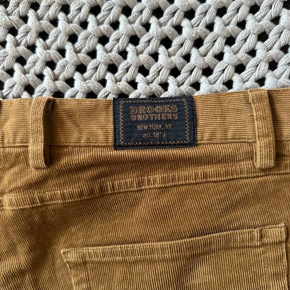 Brooks Brothers Khaki Corduroy Pants Mens W36/L30 - Picture 6 of 12